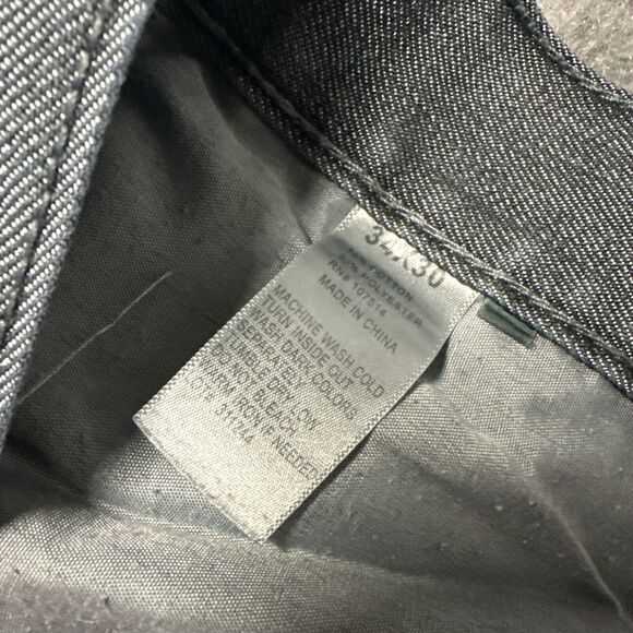 Vintage Sacred Cult Reflective Metallic Bootcut Jeans Mens Size 34x30 Silver - Picture 9 of 9